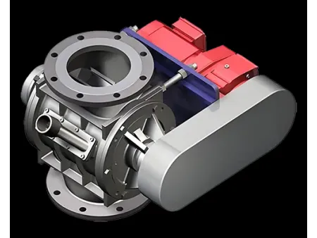 صمام دوار لنظام مناولة المواد الصلبة السائبة (لتنظيم تدفق المواد الصلبة السائبة) Rotary Valve
