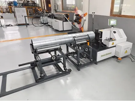 ماكينة تشكيل شفة مجرى الهواء الحلزوني