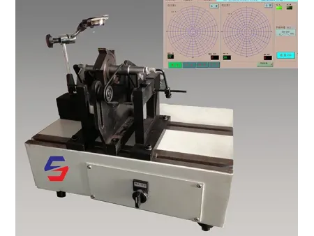 ماكينة موازنة ديناميكية بنظام محامل ثابتة (مع نظام نقل الحركة بالسير)