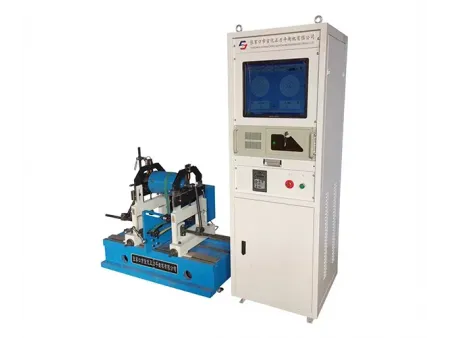 ماكينة موازنة ديناميكية بنظام محامل ثابتة (مع نظام نقل الحركة بالسير)