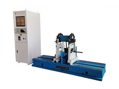 ماكينة موازنة بنظام محامل ثابتة (مع نظام نقل الحركة بالسير)