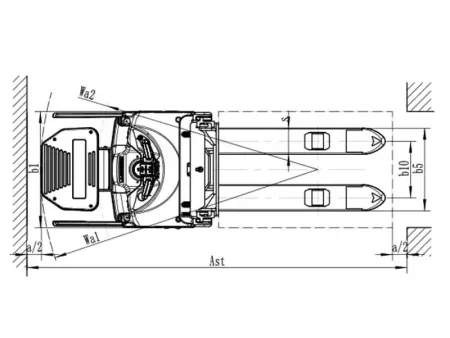 رافعة طبالي كهربائية Electric Pallet Stacker