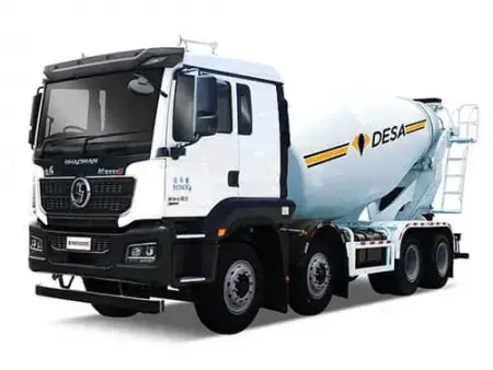 شاحنة خلط خرسانة بشاسيه ShacmanM3000S Concrete Mixer Truck (Shacman M3000S Chassis)