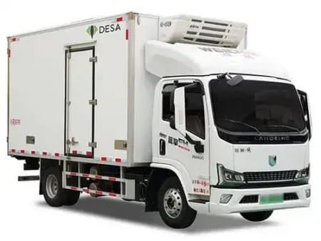 شاحنة نقل مبرد كهربائية All-Electric Refrigerated Truck