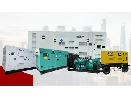 مولدات كهرباء ديزل تعمل بمحركات كومنز  Cummins Powered Diesel Generators
