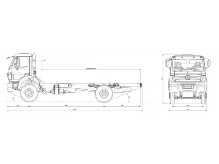 4×2 Water Tank Truck