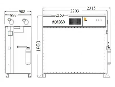 نظام تخزين الطاقة الاحتياطية (مع نظام إدارة البطارية) Energy Storage Cabinets