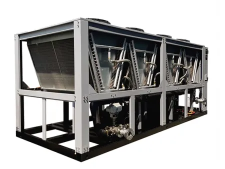 مبرد (تشيلر) مع ضاغط لولبي بنظام التبريد الحر (مبرد حلزوني، مبرد سكرو شيلر) Free-Cooling Screw Chiller