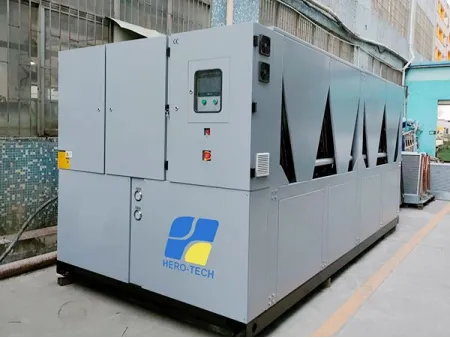 مضخة حرارية مبردة بالهواء (مع ضاغط لولبي لتوفير المياه الباردة أو الساخنة) Air-Cooled Screw Heat Pump