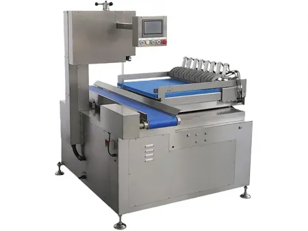 منشار تقطيع لحم بالعظم آلي شريطي Automatic Meat Band Saw