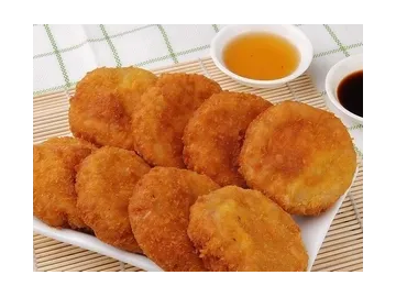 ماكينة تغليف اللحوم بالطحين المسطحة Flouring Machine (Flatbed Preduster)