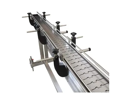 ناقل بألواح متسلسلة، ناقل بسلسلة صفائح Chain Plate Conveyor