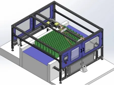 ماكينة أوتوماتيكية لتحزيم (لربط) العلب المعدنية Automatic Can Rope Strapping Machine