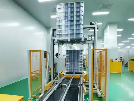 ماكينة أوتوماتيكية لتكديس البالتات Automatic Pallet Stacking Machine (Double Load Stacker)