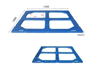 أغطية علوية للباليتات البلاستيكية (لحماية الجزء العلوي من البضائع وتعزيز استقرار التكديس) Plastic Pallet Top Caps