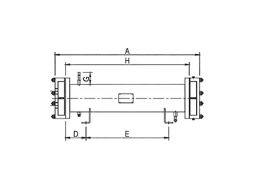 مكثف غلافي أنبوبي  Shell-and-Tube Evaporator