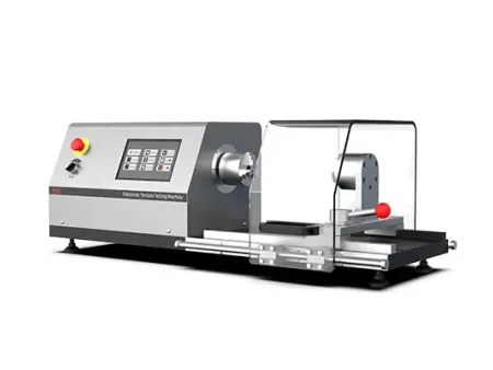 نظام مدمج ودقيق لفحص مقاومة الالتواء للمواد والقطع المعدنية (عزم دوران من 50 إلى 5000 نيوتن متر)