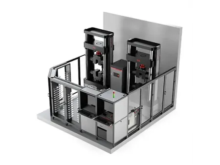 نظام ذكي متكامل لفحص شد قضبان حديد التسليح (بقوة من 100 إلى 2000 كيلو نيوتن)