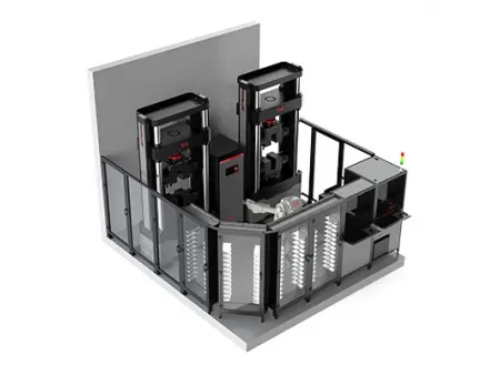 نظام ذكي متكامل لفحص شد قضبان حديد التسليح (بقوة من 100 إلى 2000 كيلو نيوتن)