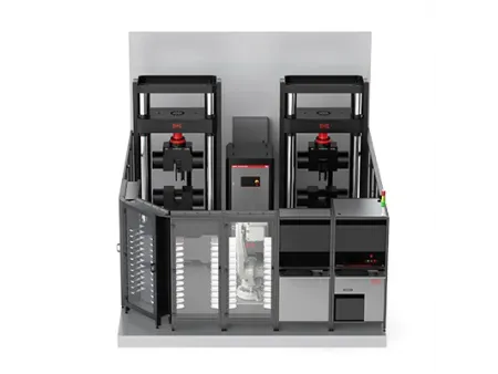 نظام ذكي متكامل لفحص شد قضبان حديد التسليح (بقوة من 100 إلى 2000 كيلو نيوتن)