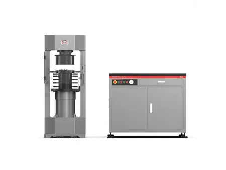 نظام فحص ذكي بصمام تحكم سيرفو لاختبار مقاومة الانضغاط ومعايير المرونة للخرسانة ومواد البناء