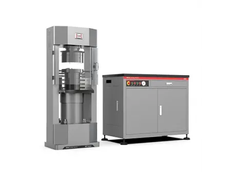 نظام فحص ذكي بصمام تحكم سيرفو لاختبار مقاومة الانضغاط ومعايير المرونة للخرسانة ومواد البناء