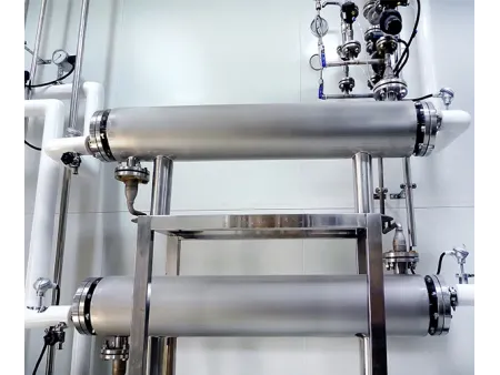 مبادل حراري صحي من نوع القشرة والأنبوب