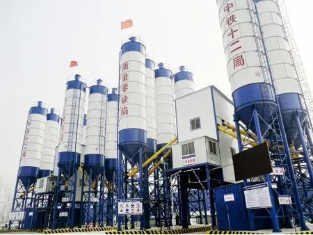 محطة انتاج الخرسانة الثابتة