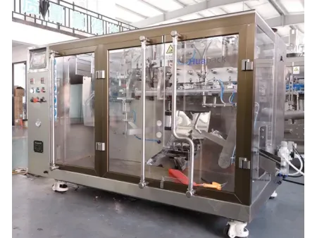 ماكينة تعبئة أكياس جاهزة ذات فوهة واحدة بخمس محطات