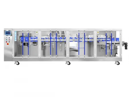 ماكينة تعبئة أكياس جاهزة ذات فوهتين
