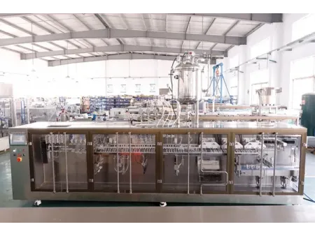 ماكينة تعبئة أكياس جاهزة ذات أشكال خاصة بأربع فوهات