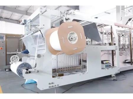 ماكينة تعبئة أكياس ستاند اب بسحاب HFFS ذات فوهة واحدة