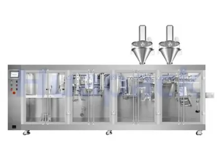 ماكينة تعبئة أكياس سحاب HFFS ذات فوهة تعبئة واحدة