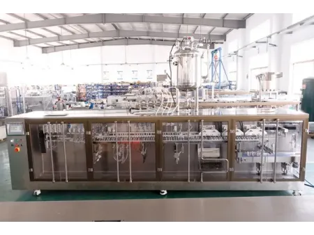 ماكينة تعبئة أكياس جاهزة بمحرك سيرفو ذات أربع فوهات