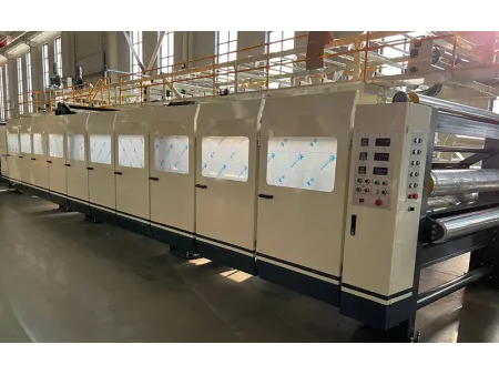 ماكينة دبل فيس لصنع الكرتون المضلع (باستخدام حرارة وضغط)