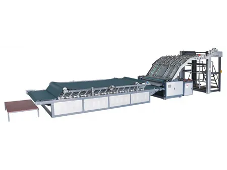 ماكينة تصفيح الكرتون المضلع نصف أوتوماتيكية (مع رافعة)