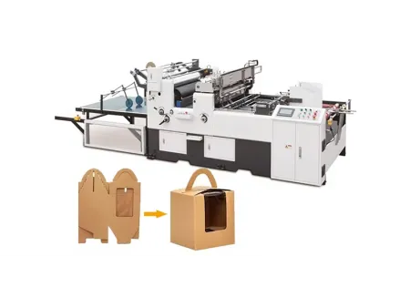 ماكينة تركيب الفتحات في صناديق الكرتون