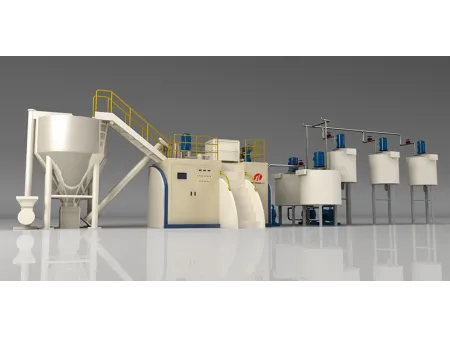 محطة خلط وتحضير الغراء