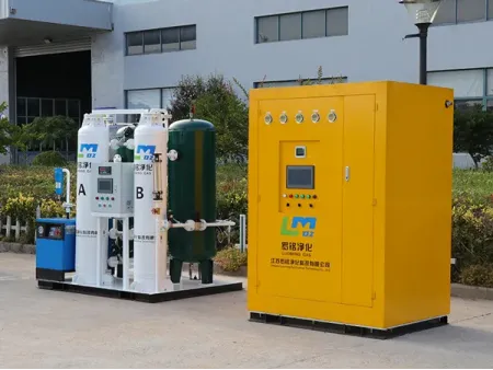 نظام توليد أكسجين عالي النقاء (مولد أكسجين عالي النقاء بدرجة 99.5 بالمائة) 99.5% Purity Oxygen Generation System