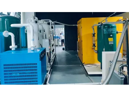 نظام توليد وتعبئة الأكسجين الطبي (مولد أكسجين طبي - مزود بمحطة تعبئة الأسطوانات) Medical Oxygen Generation System (with Oxygen Filling Station)