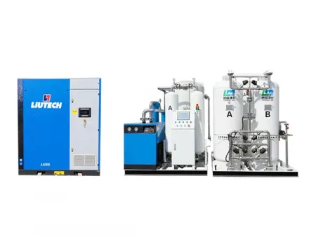 نظام توليد أكسجين طبي عالية النقاوة (مولد الأكسجين الطبي بنسبة نقاوة تتجاوز 95 بالمائة) Medical Oxygen Generation System (up to 95% Purity)