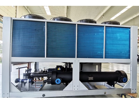 شيلر تبريد هواء (مبرد بالهواء) مع ضاغط لولبي (سكرو) ومضخة حرارية (بقدرة من 280 إلى 1120 كيلو وات) Air Cooled Screw Chiller and Heat Pump, 280kW-1120kW