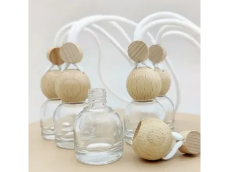 عبوات زجاجية لمعطرات السيارات (فواحات عطرية زجاج للسيارات/ معطر سيارة زجاج)