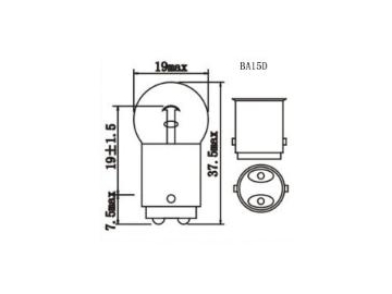 ﻿ مصابيح المؤشر  R10W G18