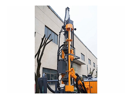 معدة حفر DTH متكاملة لعمليات الحفر المفتوح بدون كابينة، KT7D/KT7H Integrated DTH Drilling Rig for Open Use