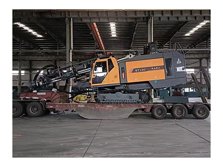 معدة حفر هيدروليكية  DTH متكاملة، KT15C Integrated Down the Hole Drill Rig