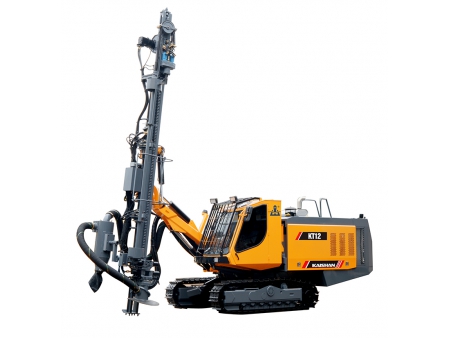 حفارة DTH متكاملة بكابينة تشغيل، KT12 Integrated down the hole drill rig