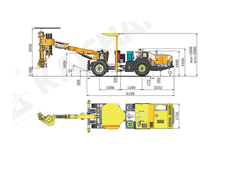 حفارة الصخور الهيدروليكية، KM311 Hydraulic-controlled Bolting Rig
