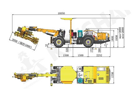 حفارة الصخور الهيدروليكية، KM311 Hydraulic-controlled Bolting Rig