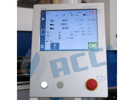 مكبس ثني المعادن CNC مع نظام CybTouch 12 PS